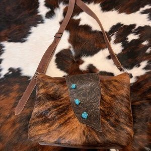 Handmade Cowhide Western Purse